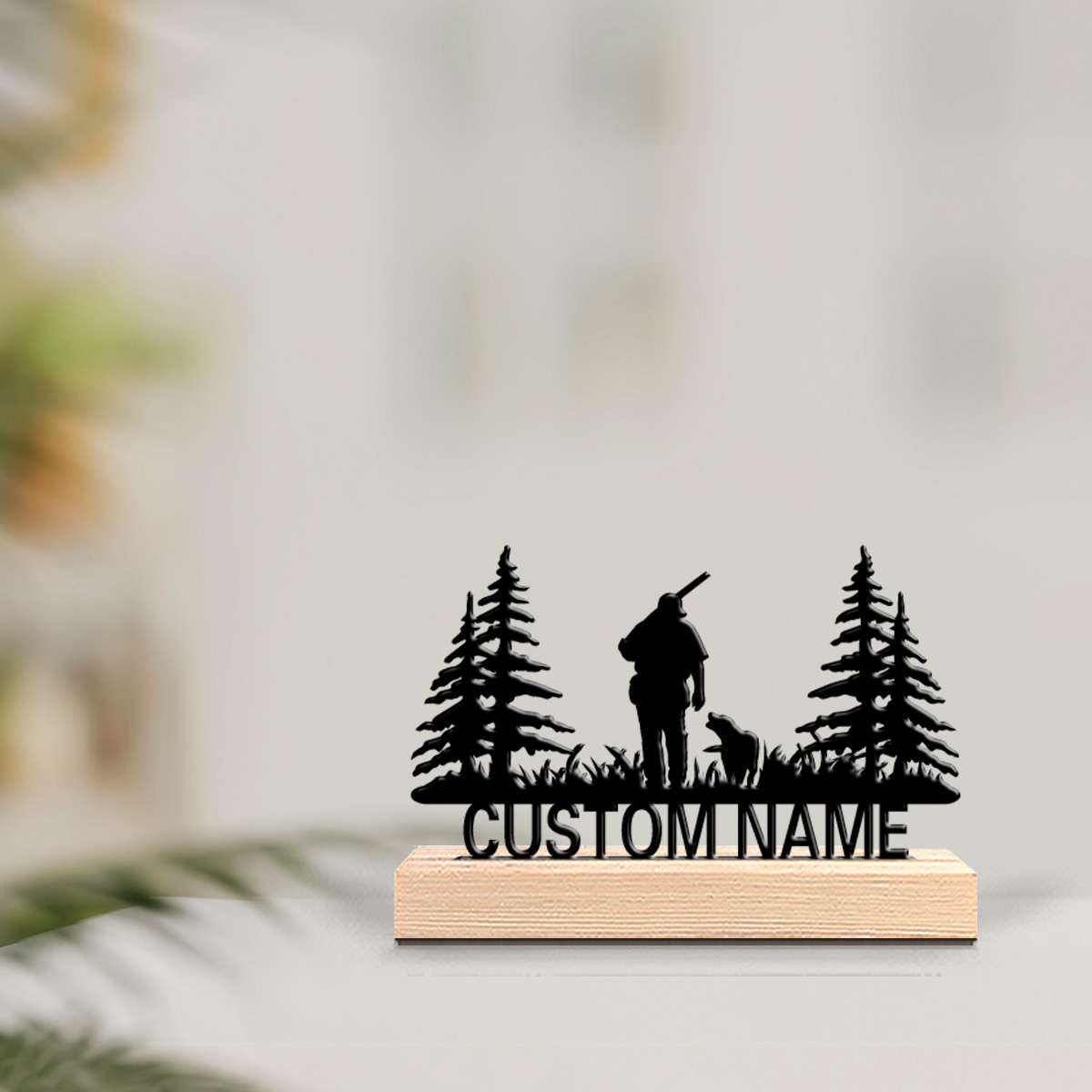 Hunting Outdoor Christmas Decorations - 1 Stück Modische Personalisierte Metallstatuen von