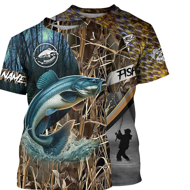 Outdoor Hunting Names - Neues Tarnmuster Jagd 3D-Druck T-Shirt für