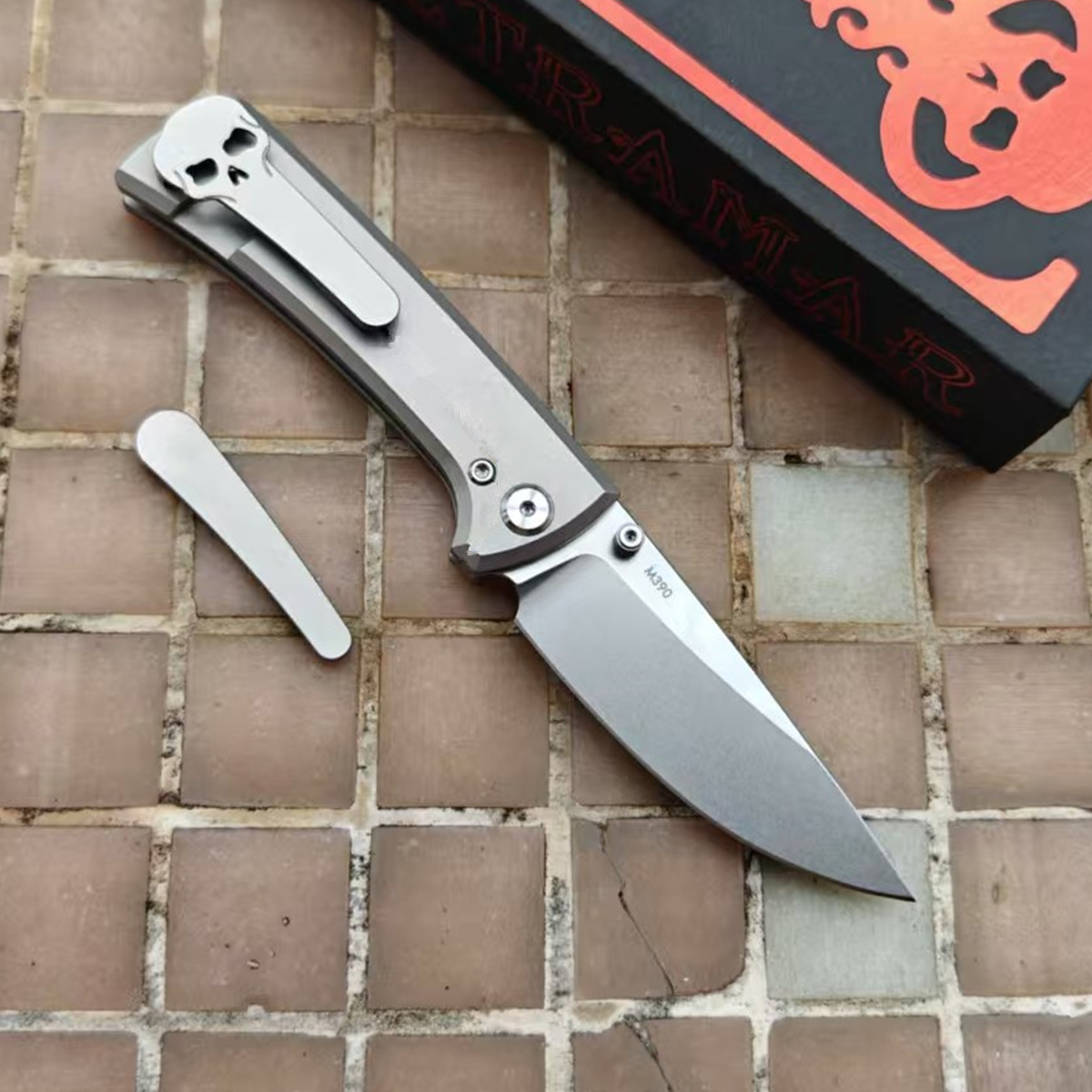 Hunting Outdoor Logos - Chaves RCK9 Ultramar Keramiklager Titan Überlebens-EDC-Werkzeug