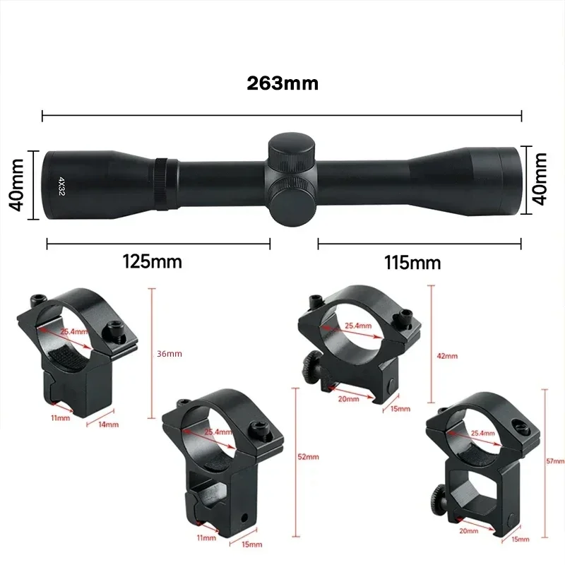 2-6X32AOE Armbrust Kurze Scope – Crossbow Scope Sight Bewertung und Preis