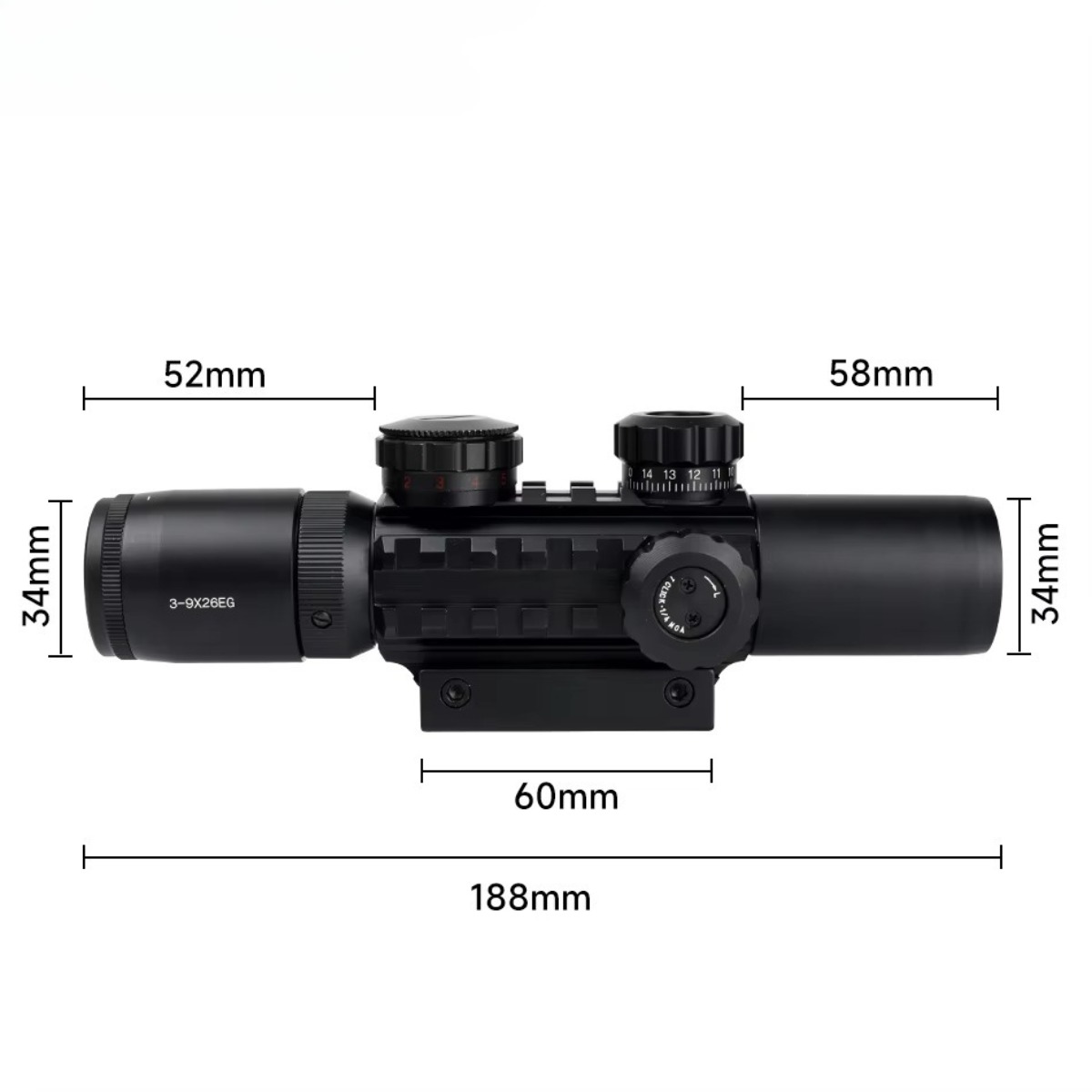 3-9x26EG Zielfernrohr Taktisch – Crossbow Scope Sight Bewertung und Preis