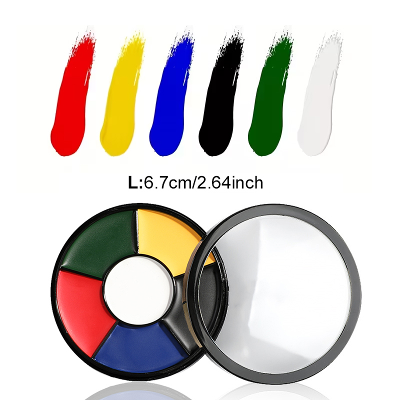 6-Farben-Ölfarbenpalette für P – Camo Face Paint Bewertung und Preis