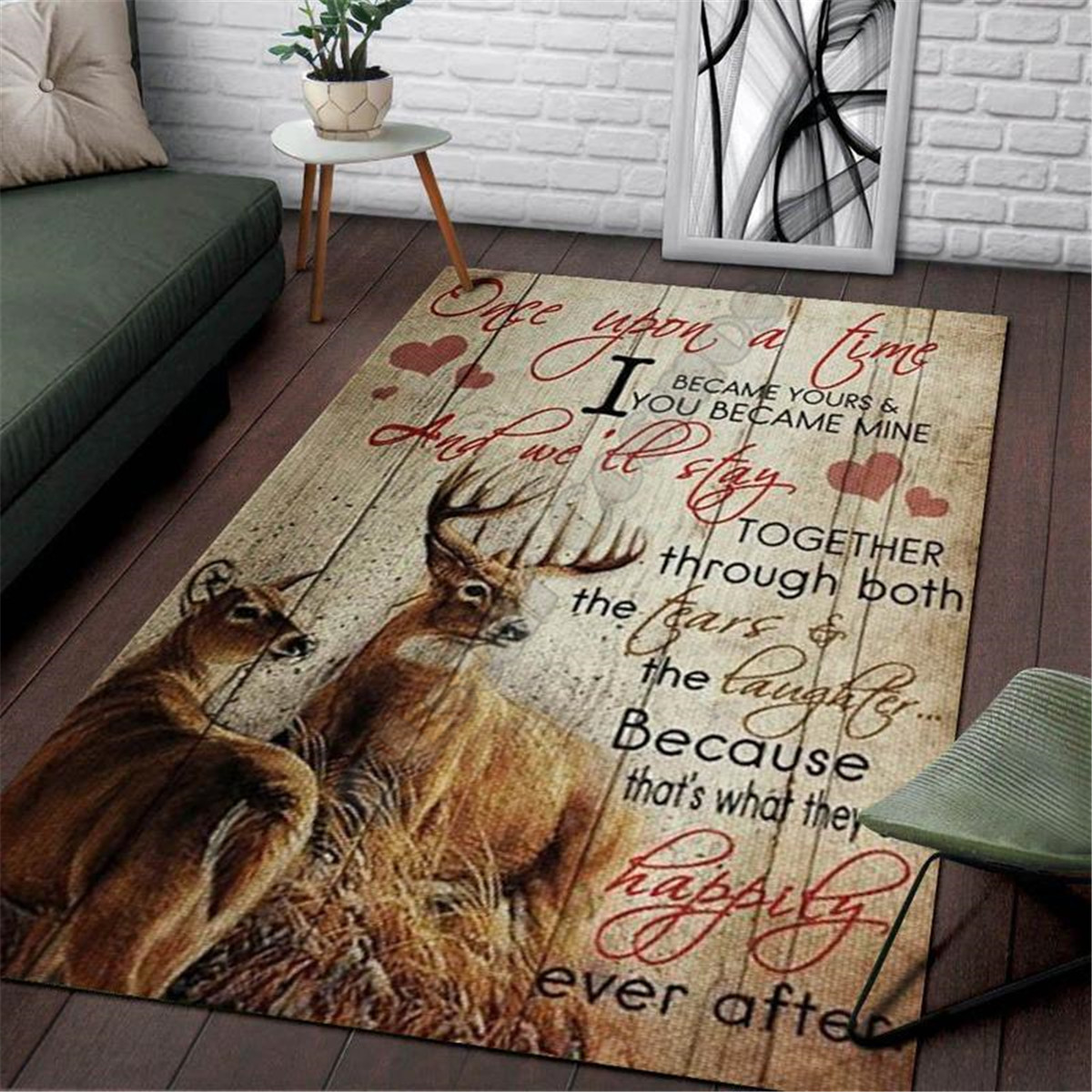 Teppich mit Hirschmotiv, 3D-ge – Hunting Outdoor Mat Bewertung und Preis