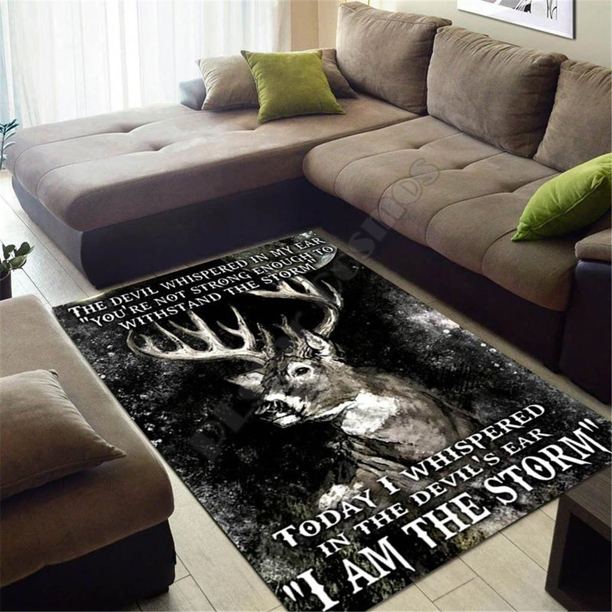 Teppich mit Hirschmotiv, 3D-ge – Hunting Outdoor Mat Bewertung und Preis